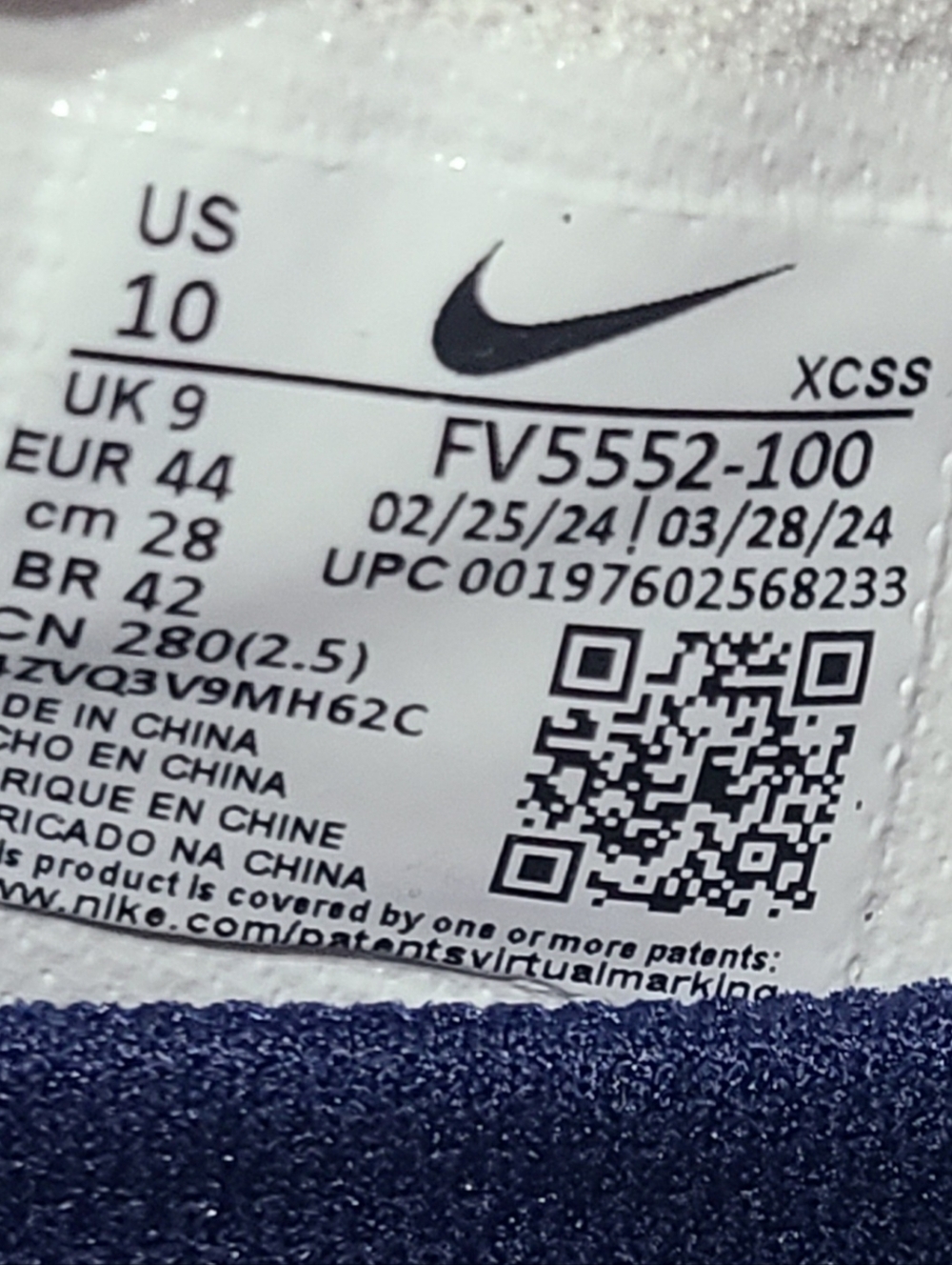 Nike Air Zoom Vapor 12 "FV5552-100", New In Replacement Box! M10/W11.5 - Picture 13 of 13